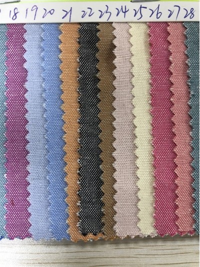 DG-YXF  16牛津紡  成份：55%棉 45%滌 側面照